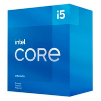 Processador Intel Core i5-11400F, 2.6 GHz (4.4GHz Turbo), Cache 12MB, 6 Núcleos, 12 Threads, LGA1200 - BX8070811400F
