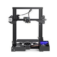 Impressora 3D Creality Ender-3, Velocidade Máxima de 180mm/s, Bico de 0.4mm, Estrutura em Alumínio Anodizado - 1201020134