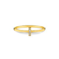 Anel Stacky Lux em Ouro Amarelo 18k com Topázios