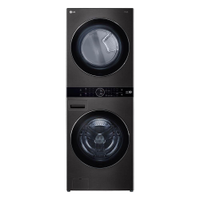 Lavadora e Secadora LG WashTower 17KG Preto Inox 220V WK17BS6A - 220V