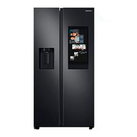 Refrigerador Side by Side Family Samsung de 02 Portas Frost Free, 585 Litros, Painel Eletrônico, Inox e Preto - RS58T5561B1