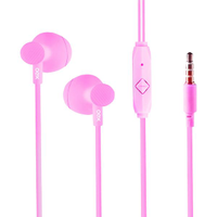Fone de ouvido sweet com microfone - oexteen FN301 - rosa
