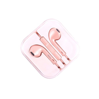 Fone de ouvido intra auricular com microfone oex colormood FN204 - rosa metalizado
