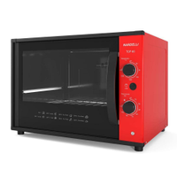 Forno Nardelli Elétrico Bancada Top 60 Vermelho 60 Litros - 110V