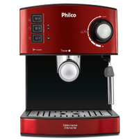 Cafeteira Philco PCF24 Expresso & Cápsulas Inox Red - 220V