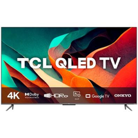 Smart TV 50 Polegadas TCL QLED 4K UHD, 3 HDMI, 2 USB, Bluetooth, Wi-Fi, Google Assistente, Dolby Vision Atmos - 50C635