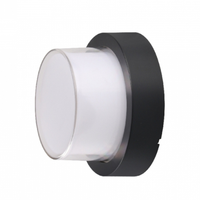 Arandela Out Base Preto Redondo Bivolt - Hevvy
