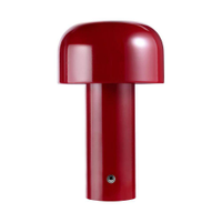 Mushroom lamp - Luminária Led sem fio  Vermelha  Minicool