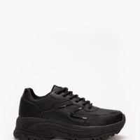 Tênis chunky com recortes ace preto