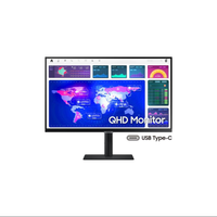Monitor Samsung ViewFinity S6 27" QHD, Tela Plana, 75Hz, 5ms, HDMI, DP, USB-c, FreeSync, Game Mode