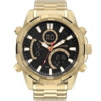 Relógio Technos Masculino Digitech Dourado - BJK704AA/1P BJK704AA/1P