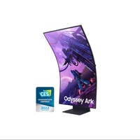 Monitor Gamer Samsung Odyssey Ark Curvo 55 4K UHD LED, 165Hz, 1ms, HDMI e DisplayPort, FreeSync Premium, Ajuste de Altura - LS55BG970NLXZD