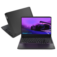 Notebook Gamer Lenovo Gaming 3i Intel Core i5-11300H, 8GB RAM, GeForce GTX1650, SSD 512GB, 15.6 Full HD, Linux, Preto - 82MGS00200