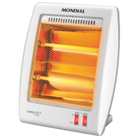 Aquecedor Halógeno Mondial Quartzo Comfort Air II A-15 900W - Branco/Cinza - 110v