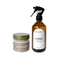 Kit Combo Vela Aromática de Bergamota e Aromatizador de Ambiente de Capim-limão