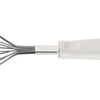 Batedor manual tramontina utilitá 27,4cm aço inox branco