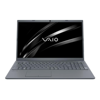 Notebook VAIO® FE15 AMD® Ryzen 3 5300U Linux Debian 10 8GB 256GB SSD Full HD - Prata Titânio