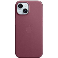 Capa para iPhone 15 de Tecido FineWoven com MagSafe Vermelho-amora - Apple - MT3E3ZM/A