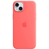 Capa iPhone 15 Plus de Silicone com MagSafe Goiaba - Apple - MT153ZMA