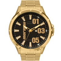 Relógio Mormaii Masculino Steel Basic Dourado - MO2015AA/4D MO2015AA/4D