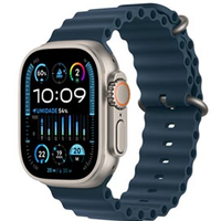Apple Watch Ultra 2 (GPS + Cellular) 49 mm Caixa de Titânio com Pulseira Oceano Azul