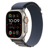 Apple Watch Ultra 2 (GPS + Cellular) 49 mm Caixa de Titânio com Pulseira Loop Alpina Azul G