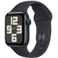 Apple Watch SE (GPS 40 mm) Caixa Meia-Noite de Alumínio Pulseira Esportiva Meia-noite PM