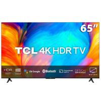 Smart TV LED 65" 4K UHD TCL P635 Google TV, Dolby Audio, HDR10+, WiFi Dual Band, Bluetooth Integrado, Chromecast e Google Assistente