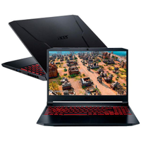 Notebook Gamer Acer NVIDIA GeForce GTX 1650 Core i5-11400H 8GB 1TB 256GB SSD Tela Full HD 15.6 Windows 11 Nitro 5 AN515-57-579B