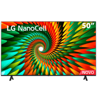 Smart TV 50" 4K LG NanoCell 50NANO77SRA Bluetooth, ThinQ AI, Alexa, Google Assistente, Airplay, 3 HDMIs