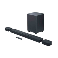 Soundbar JBL Bar 1000 Bivolt com 7.1.4 Canais Com Alto-Falantes Surround Removíveis, MultiBea, Dolby Atmos e DTS:X - 440W RMS Preto