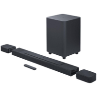 Soundbar JBL Bar 1000 Bivolt com 7.1.4 Canais Com Alto-Falantes Surround Removíveis, MultiBea, Dolby Atmos e DTS:X - 440W RMS Preto