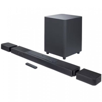 Soundbar JBL Bar 1300 com 11.1.4 Canais Alto-Falantes Surround Removíveis e Dolby Atmos 585W RMS Preto / Bivolt