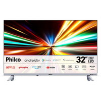 Smart TV LED 32" HD Philco PTV32G23AGSSBLH Android TV, Google Assistente, Dolby Audio, Chromecast Integrado, Processador Quad-core