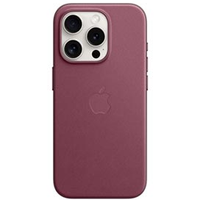 Capa para iPhone 15 Pro com MagSafe em Tecido FineWoven Vermelho Amora - Apple - MT4L3ZM/A