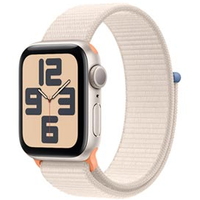 Apple Watch SE (GPS 44 mm) Caixa Estelar de Alumínio Pulseira Loop Esportiva Estelar