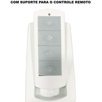 Ventilador de Teto Treviso Monaco Cobre C/ Controle Remoto