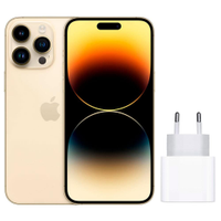 Apple iPhone 14 Pro Max 1TB Dourado + Carregador Apple USB-C de 20W