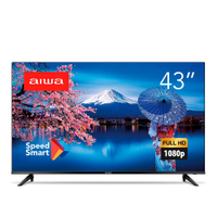 Smart TV DLED 43" Aiwa AWS-43BL1 HDR10 com Wi-Fi, 2 USB, 3 HDMI, Borda Ultra Fina, Dolby Áudio, Surround, Espelhamento, 60Hz