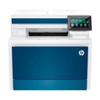 Multifuncional HP LaserJet Pro Color MFP 4303FDW | Wi-Fi, Bluetooth, Branco/Azul