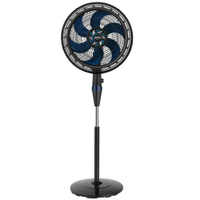 Ventilador de Coluna Arno Xtreme Force Breeze VB4C 40 cm com 3 velocidades e 6 Pás - Preto - 110v