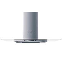 Coifa de Parede Brastemp BAP90AR Vidro Plano Inox - 90 cm - 220V