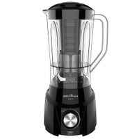 Liquidificador Britânia BLQ970P Turbo Preto 900W com 4 Velocidades - 110V