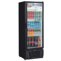 Refrigerador Expositor Vertical Gptu-40pr 414 Litros Porta Vidro Preto 127V - Gelopar - 110V