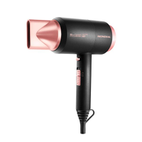 Secador de Cabelo Mondial Compact Turbo SC-38 Black Rosé 1900W - 127V