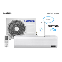 Ar Condicionado Split Inverter Samsung WindFree Connect Sem Vento 22000 BTU/h Frio AR24BVFAAWKNAZ