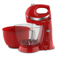 Batedeira Britânia Diamante Cristal Maxx Turbo 400W Vermelha 220V - 110V