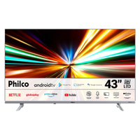 Smart TV LED 43" Philco PTV43E3AAGSSBLF Full HD HDR | com Wi-Fi, 2 USB, 2 HDMI, Dolby Audio, 60Hz
