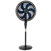 Ventilador de Coluna Arno Xtreme Force Breeze VB52 50 cm com 3 velocidades e 6 Pás Preto - 110v