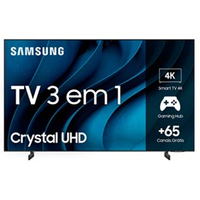 Smart TV Samsung Crystal UHD 4K 50" Polegadas 50CU8000 com Painel Dynamic Crystal Color, Design AirSlim e Alexa built in